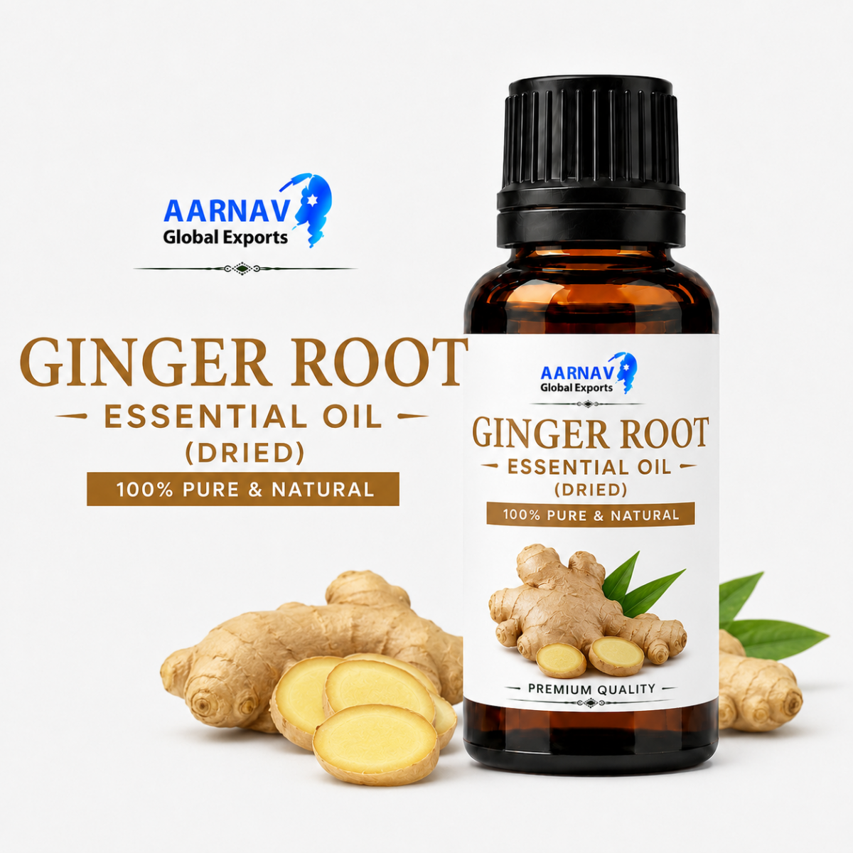Ginger Root Essential Oil (Dried)