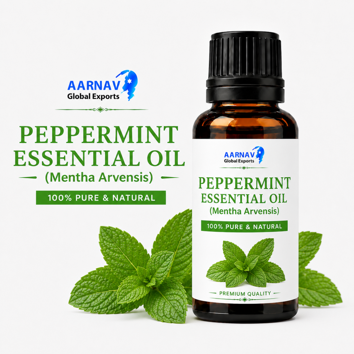 Peppermint Essential Oil (Mentha Arvensis)