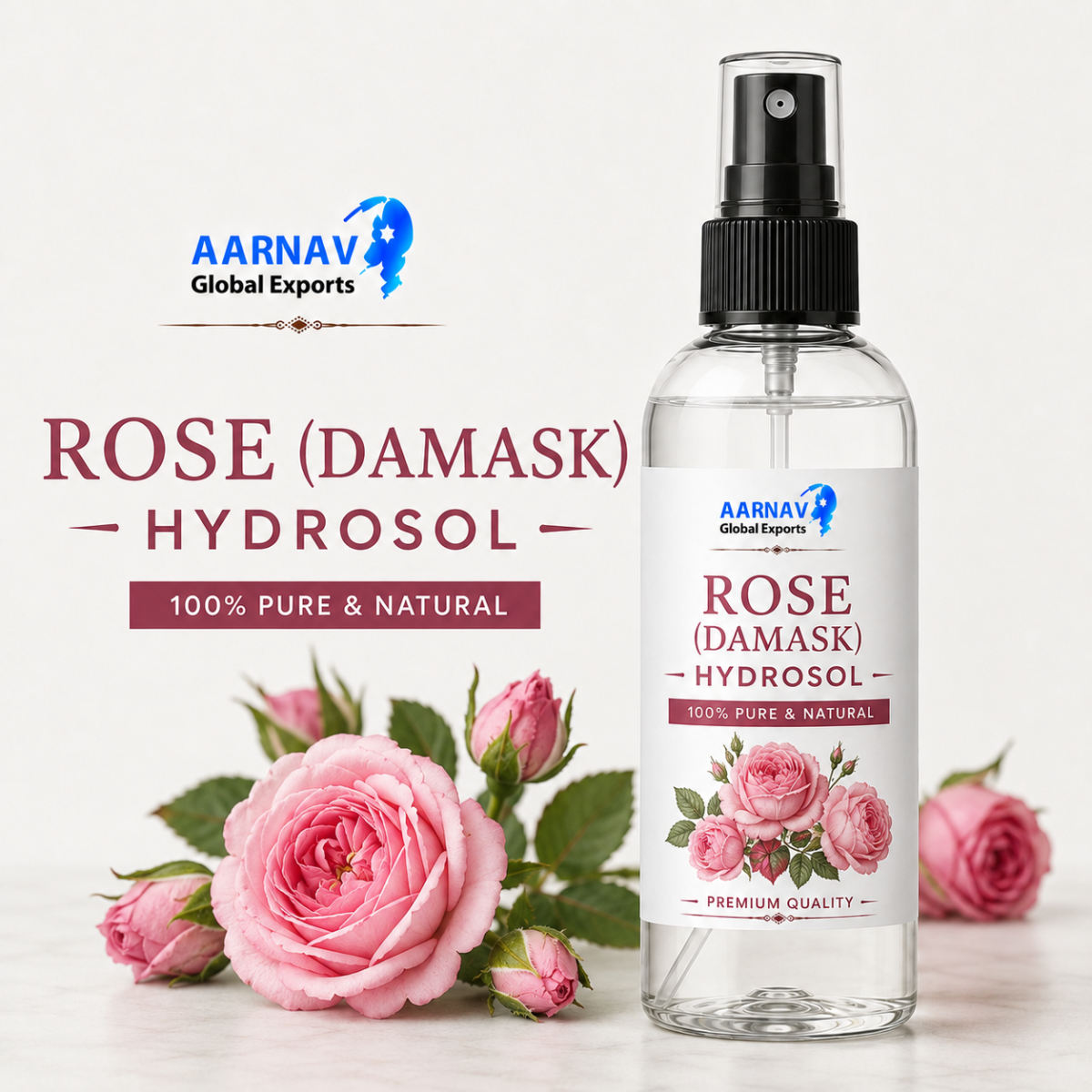ROSE (DAMASK) HYDROSOL